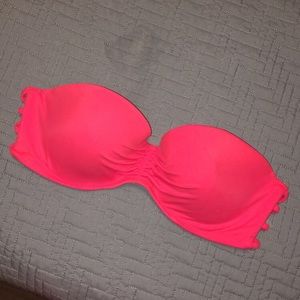 Pink bikini top